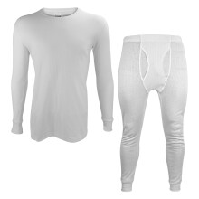 (12-13 Years, Weiß) THMO - THMO - Kinder Lange Oberteil Und Hose Atmungsaktiv Thermoaktiv Set