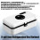 Transportable Double Temperature Tiny Fridge with USB Aluminum 2