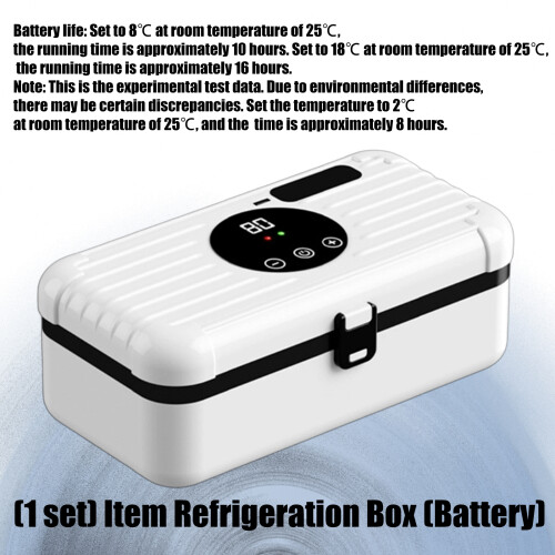 Transportable Double Temperature Tiny Fridge with USB Aluminum 1