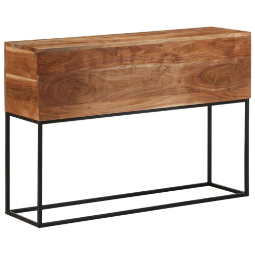 VidaXL vidaXL Console Table Hall Side Table End Table Solid Wood Acacia and Iron