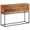 VidaXL vidaXL Console Table Hall Side Table End Table Solid Wood Acacia and Iron 8