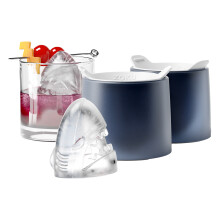 Zoku - Shark Ice Moulds - Set of 2 Fun Silicone Reusable Large Ice Makers