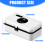 Tiny Refrigerator Box for Drink Refrigerating and Heating USB 4