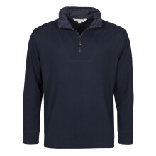 (X-Large, Marine) Heat Holders - Heat Holders - Herren Thermo Fleece 1/4 Zip Pullover warm weich bequem