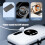 Transportable Double Temperature Tiny Fridge with USB Aluminum 6