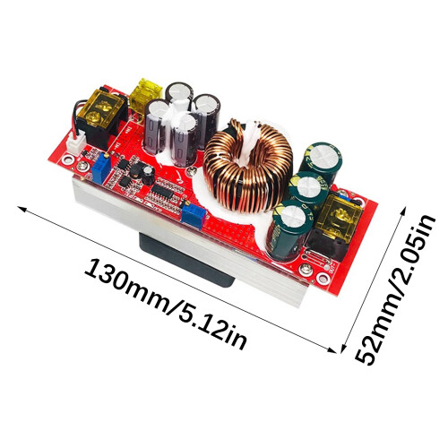 Efficient 1800W Boost Converter Module Adjustable Voltage 10-60V 2