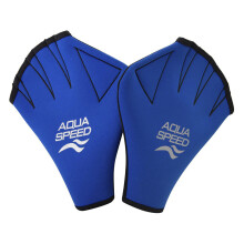 (X-Large, Blau) Aqua Speed - Aqua Speed - Neopren Schwimmhandschuhe Unisex Aqua Fitness Training