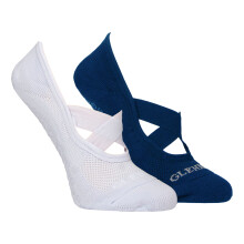 Glenmuir - Glenmuir - 2er Pack Damen Yoga Liner Socken Low Cut Pilates Gym