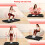 Lysole 4 in 1 Walking Vibration Pad Under Desk Treadmill 4 Vibration Modes 5