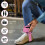 flintronic 2PCS Ankle Straps for Cable Machine Gym Cuffs with Double Stainl 5