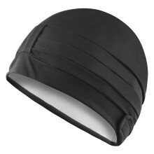 (One Size, Schwarz) Aqua Speed - Aqua Speed - Damen Stoff Badekappe Turban Stil bequem Schwimmkappe