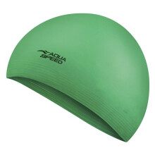 (One Size, Grün) Aqua Speed - Aqua Speed - Latex Badekappe weich elastisch flexibel bequem Unisex