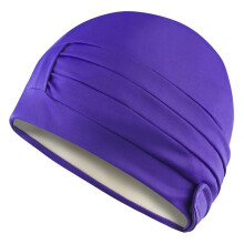 (One Size, Lila) Aqua Speed - Aqua Speed - Damen Stoff Badekappe Turban Stil bequem Schwimmkappe