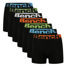 (11-12 Years, Schwarz) Bench - Bench - 7er Pack Jungen Boxershorts Weich Atmungsaktiv Bequem