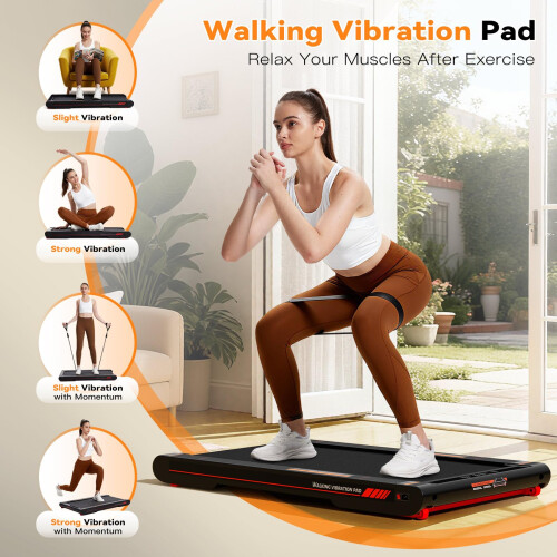 Lysole 4 in 1 Walking Vibration Pad Under Desk Treadmill 4 Vibration Modes 2