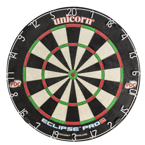 Unicorn Unicorn Dartboard Darts Board  Eclipse Pro 2  Flat Profile Number Ring  Cha