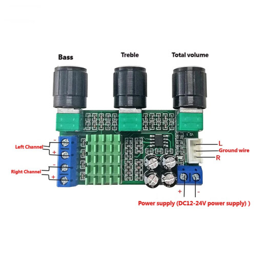 Double Channel 80Wx2 Digital Amplifiers Board TPA3116D2