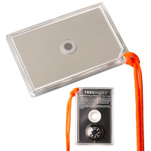 Trekmates - Signal Mirror Emergency Sighting Compass Hiking Survival Outdoor Tool