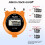 PULIVIA Sports Stopwatch Timer Lap Split Digital Stopwatch with Clock 3