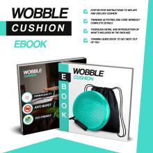 RFAQK Inflated Air Stability Wobble Cushion Wiggle Seat to Improve Sitting
