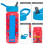 Marvel Marvel SpiderMan Personalised Sticker Water Bottle with Straw 500ml – Offic 2