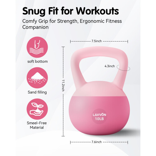 Kettlebell 15LB…粉色 2