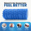 Foam Roller Blue with 3 Resistance Level Bands  Lightweight Foam Rollers fo 4