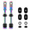 2pack Quickly Install Valves Extenders for Various-color 55MM 1