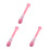 3Pièces Brosse Rose Forme Patte Chat Poils Sensibles 1