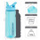 Polar Gear Polar Gear Tritan Bottle 650ml Aqua Grip Range 5