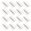 16Pcs Stainless Steel Back Flap Hinges Silver for Doors and Toolboxes 1