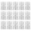 18pcs Cabinet Door Hinge Silver Mounting Toolbox Shop 1