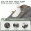 Aptliton Inflating Sleeping Pad for Camping 10cm Thickness Camping Mat with 4