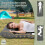 Aptliton Inflating Sleeping Pad for Camping 10cm Thickness Camping Mat with 6