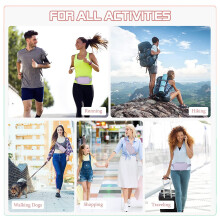 Invool Bum Bag for Women Men, Fanny Pack with Adjustable Straps Crossbody Fashion Waist Pack, Running Belt Bag for Travel Workout Cycling Hiking