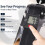 AGM Foldable Mini Pedal Exerciser Compact Arm Leg Exercise Bike with LCD Di 3