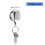 Sturdy Silver Kirsite Corrosion Resistant Retractable Clip for 4