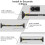 PURRGRIT Pull Up Bar for Doorway No-Screw, Adjustable Width (74-95cm), 200kg/440 5