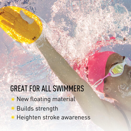 FINIS FINIS Unisex Agility Paddle Floating Medium, Yellow, M UK 2