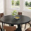 Tribesigns Tribesigns Round Wooden Dining Table, Dining Table for 4 People 4