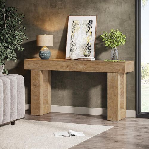 Tribesigns Tribesigns 160 cm Long Console Table, Rectangular Coffee Table for Behind the Sofa 2