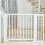 Safetots (White, 125cm - 133cm) Safetots Wooden Heritage Flat Step Gate 10