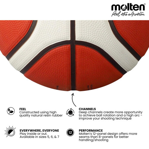 Molten Molten 2010 Basketball (5) (Tan/White) 2