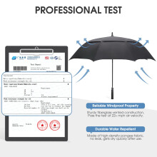 G4Free 47546268 Inch Golf Umbrella Auto Open Windproof Umbrella Double Cano
