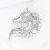 Broches de cheval en alliage élégantes, conceptions-Argent 7
