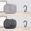 PU Coated Camera Accessories Case for Action5 /4/3 Secure-grey 5