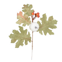 Artificial Maple Stem with Plastic Leaves24x28cm