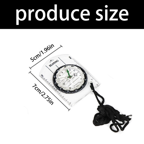Transparents Baseplate Compasses Durability Acrylic Compasses 2