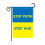 Ukrainische Gartenflagge, Polyester, 30 x 45 cm, doppelseitig 1