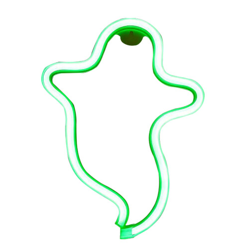 Ghost LED Neon Sign25x19cm USB Powered